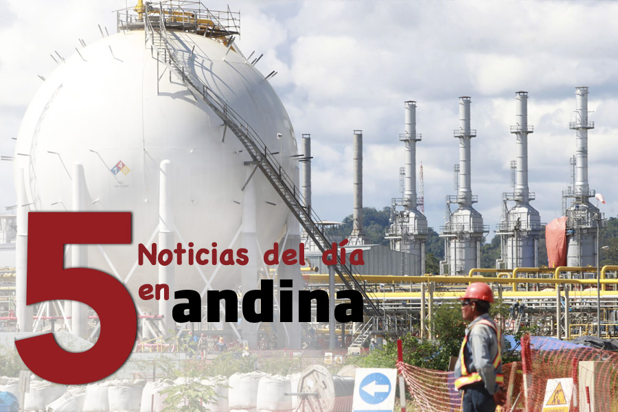 Las 5 del día: destacan voluntad de masificar gas natural